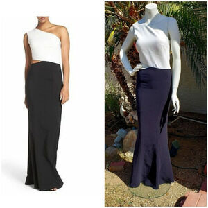 MARIA‎ BIANCA NERO Colorblock One-Shoulder Woven Go